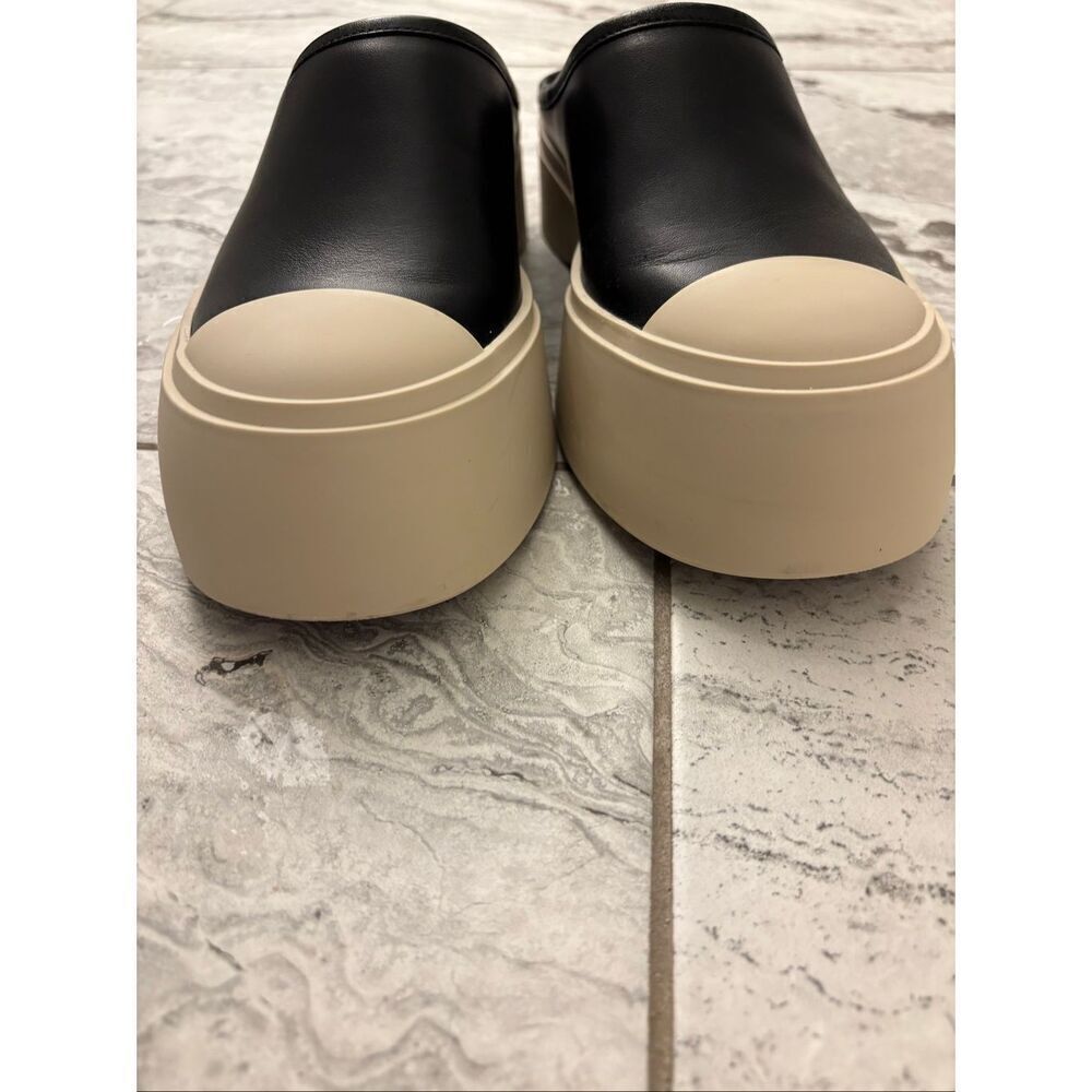 NWOB MARNI Black leather Pablo sabot, $875 Sz 38 - Picture 8 of 10